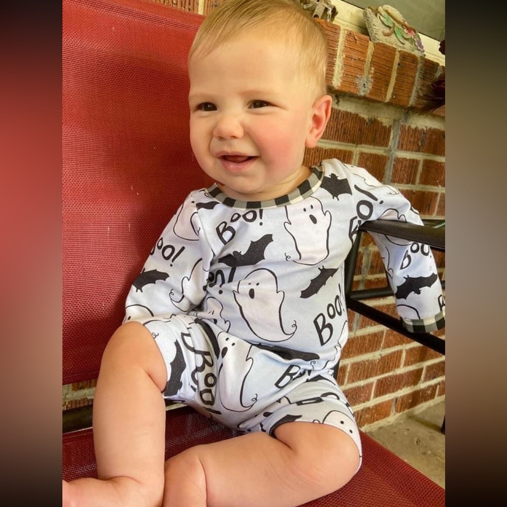 Halloween romper, size 6/9 months